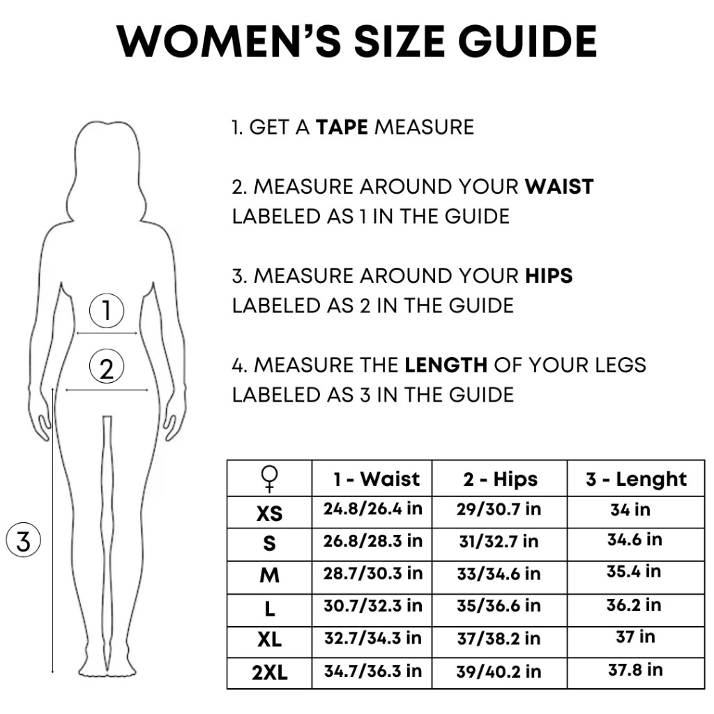 Guide des tailles femmes Flytecx